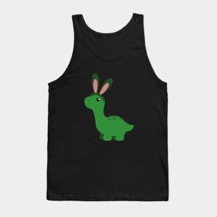 Baby Dinosaur with easter bunny ears Tank Top